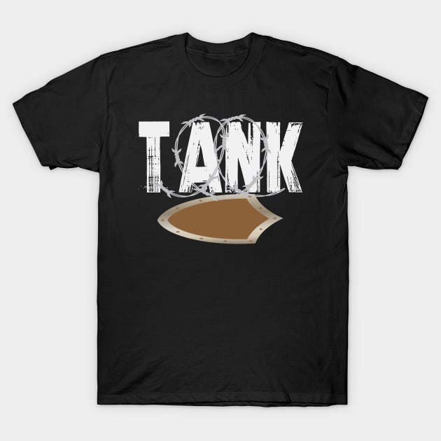 MMORPG Tank | Gamer Gaming Video Games Player T-Shirt by DesignatedDesigner